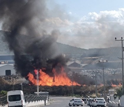 Bandırma OSB’de palet yangını: Ekipler faciayı önledi Balıkesir’in Bandırma ilçesindeki Organize Sanayi Bölgesi’nde (OSB) boş alanda çıkan