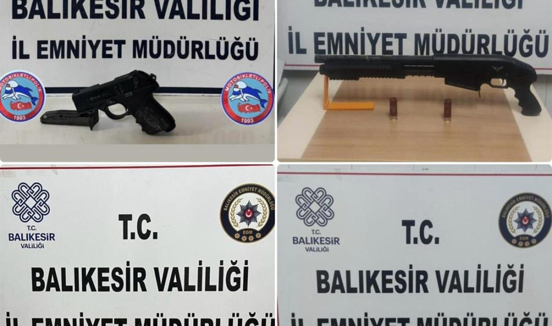 Balıkesir İl Emniyet Müdürlüğü ekiplerince 10 günlük sürede yapılan denetimlerde,