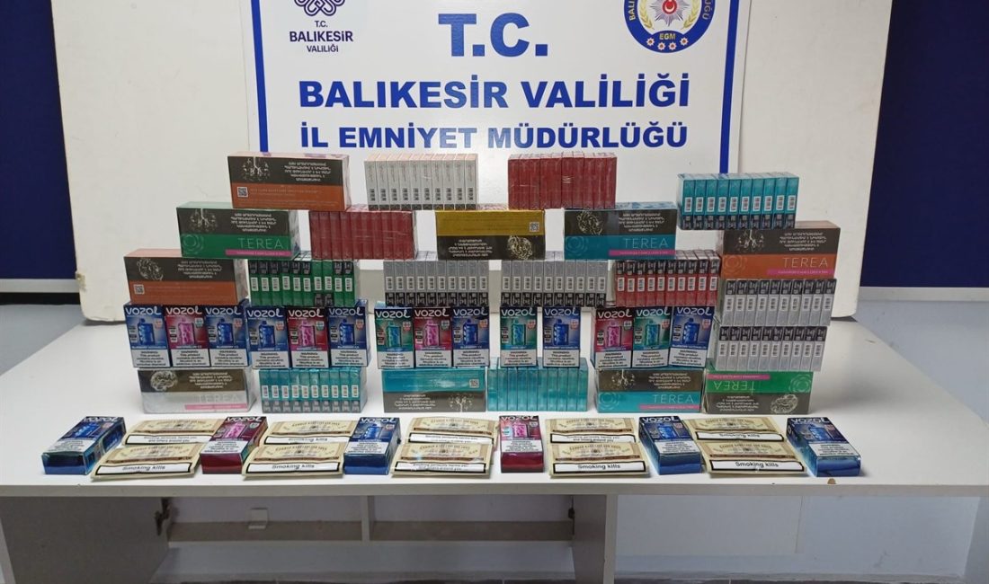 Balıkesir’in Gömeç ilçesinde, şüpheli bir şahsın kargosunda yapılan aramada çok