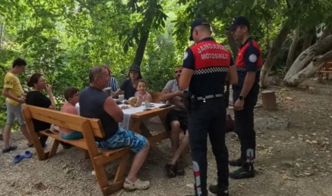 Balıkesir İl Jandarma Komutanlığı ekipleri, Edremit Kaz Dağları bölgesinde devriye