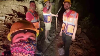 Balıkesir’in Edremit ilçesinde zeytinlik alanda çıkan yangın, orman, itfaiye ve