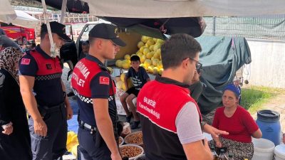 Balıkesir’in Edremit İlçe Tarım ve Orman Müdürlüğü ekipleri, Altınoluk Mahallesi’nde