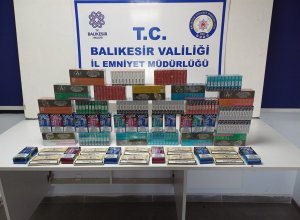 Balıkesir’in Gömeç ilçesinde, şüpheli bir şahsın kargosunda yapılan aramada çok