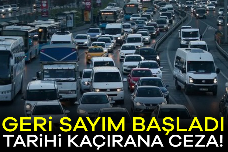 Motorlu Taşıtlar Vergisi (MTV) için ikinci taksit ödemeleri için geri