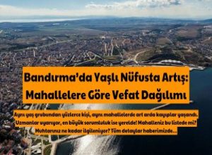 Aynı yaş grubundan yüzlerce kişi, aynı mahallelerde art arda kayıplar