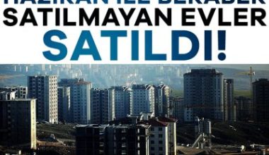 Türkiye genelinde konut satışları Haziran ayında bir önceki yılın aynı