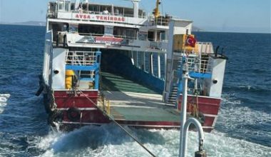 Balıkesir’in Marmara Adası açıklarında makine dairesinde yangın çıkan “YAVUZ NAZ”