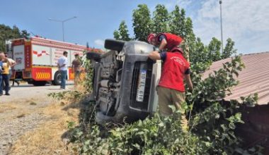 Balıkesir-Bursa kara yolu Susurluk Buzağılık mevkiinde meydana gelen çift taraflı