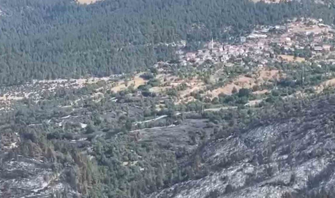 Dursunbey yangınında soğutma çalışmaları başladı Bursa’da başlayıp Balıkesir’in Dursunbey ilçesinde devam eden yangında bu sabah