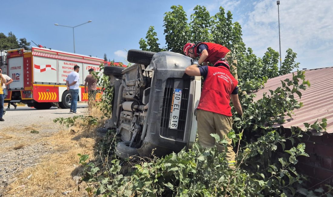 Balıkesir-Bursa kara yolu Susurluk Buzağılık mevkiinde meydana gelen çift taraflı
