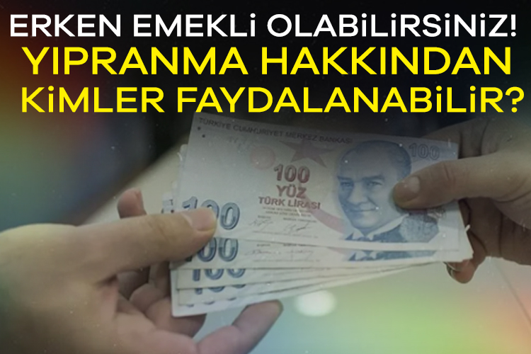 Yapılan iş ve mesleğin riskleri ve yıpratıcılığı sebebiyle bazı işlerde