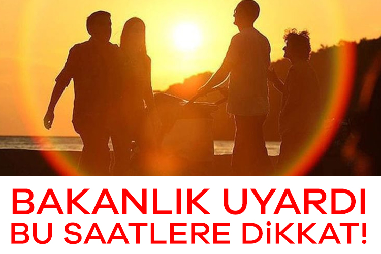 Sağlık Bakanlığının açıklamasında, yaz aylarında artan sıcaklıklar ve yükselen nem