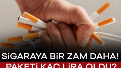ÖTV güncellemesinin ardından sigaraya peş peşe zamlar gelmeye devam ediyor.