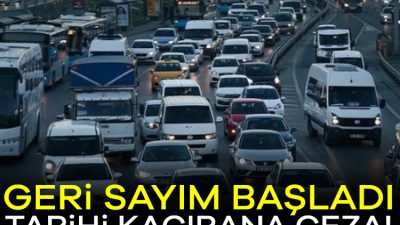 Motorlu Taşıtlar Vergisi (MTV) için ikinci taksit ödemeleri için geri
