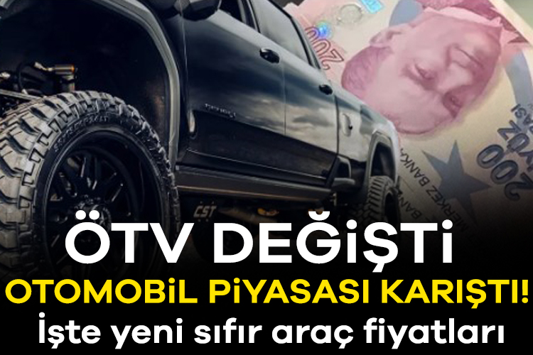 ÖTV değişti otomobil piyasası karıştı! İşte yeni sıfır araç fiyatları Pick-up araçlara gelen rekor zam sonrası otomobil pazarında fiyat hesapları