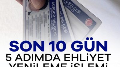 Eski tip sürücü belgesi kullanan 3 milyon 211 bin 157