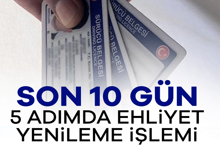 Eski tip ehliyetler için son 10 gün: 5 adımda yenileme işlemi Eski tip sürücü belgesi kullanan 3 milyon 211 bin 157