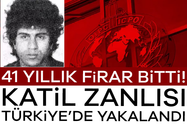 41 yıllık firar bitti! Katil zanlısı Türkiye’de yakalandı Almanya'da 1984 yılında işlediği cinayet nedeniyle kırmızı bültenle aranan N.G.