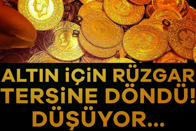 Altın için rüzgar tersine döndü: Düşüyor… Altın fiyatlarındaki son durum merak ediliyor. Merkez Bankası'nın faiz kararının