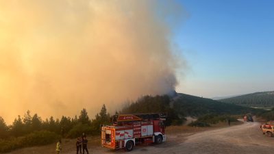 Balıkesir’in Susurluk ve Kepsut ilçeleri arasındaki dağlık arazide çıkan ve