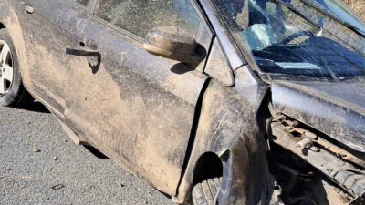 Balıkesir’in İvrindi ilçesinde meydana gelen trafik kazasında direksiyon hakimiyetini kaybeden