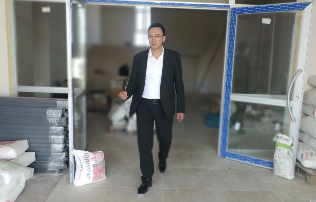 Balıkesir’in Bandırma ilçesinde yapımı devam eden Bandırma Anadolu İmam Hatip
