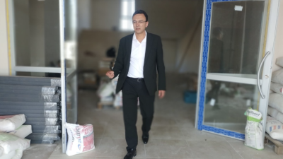 Balıkesir’in Bandırma ilçesinde yapımı devam eden Bandırma Anadolu İmam Hatip