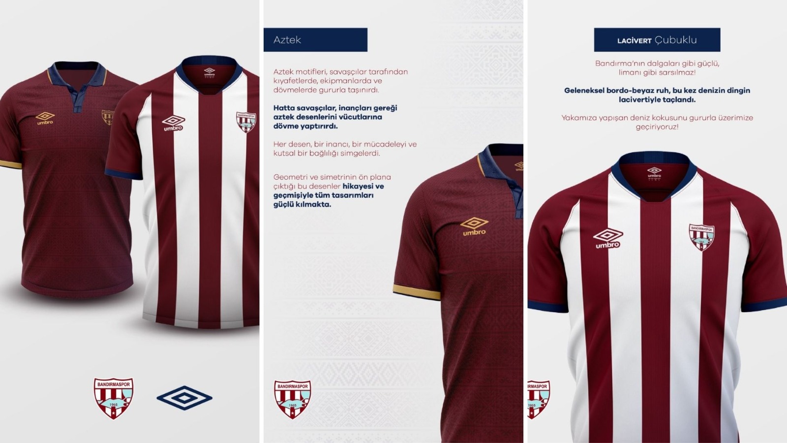 
Bandırmaspor, 2025-2026 sezonu için özel olarak hazırlanan Aztek ve Lacivert