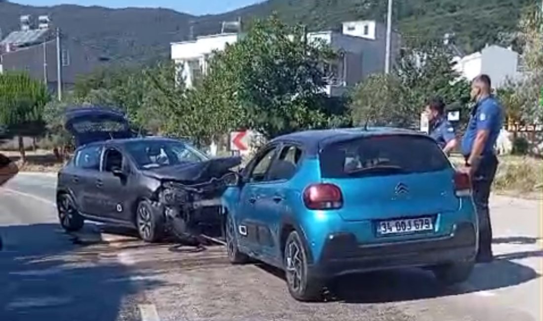 Balıkesir’in Erdek ilçesi Ocaklar Mahallesi’nde meydana gelen trafik kazasında iki