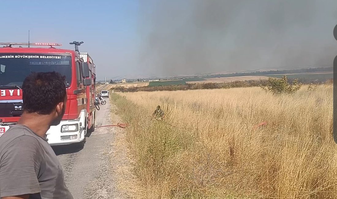 Susurluk’ta mera yangınına itfaiye müdahalesi Balıkesir’in Susurluk ilçesi Okçugöl ile Muradiye Mahalleleri arasında bulunan mera