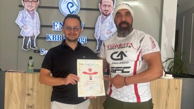 Türkiye Kick Boks Federasyonu tarafından İstanbul’da düzenlenen siyah kuşak terfi