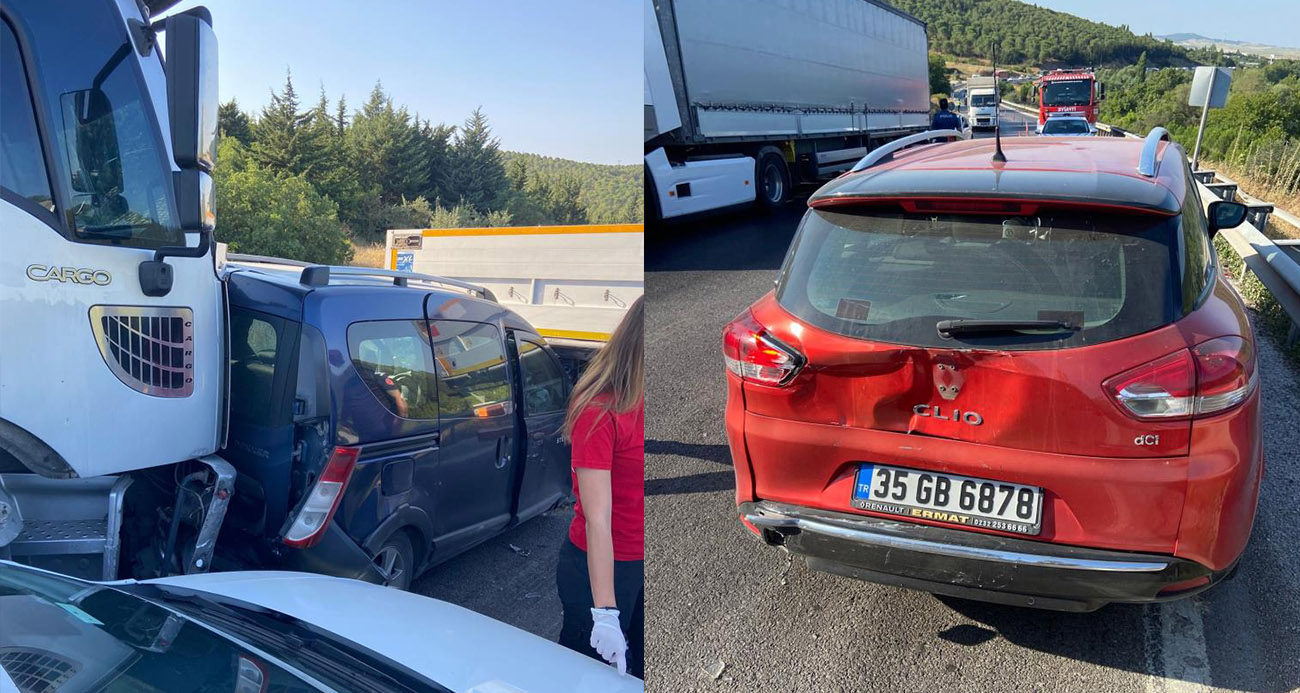 Balıkesir’in Susurluk ilçesinde, yol yapım çalışmasının sürdüğü Demirkapı rampasında 6