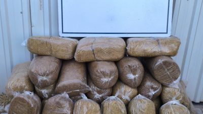 Balıkesir’in Bandırma ilçesinde bir işyerinde yapılan aramada 170 kilo açık