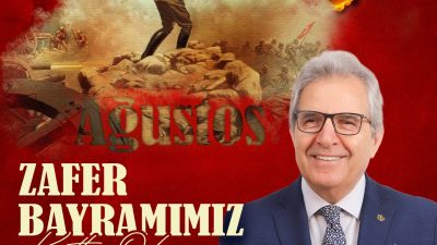 Bandırma Belediye Başkanı Dursun Mirza, 30 Ağustos Zafer Bayramı dolayısıyla