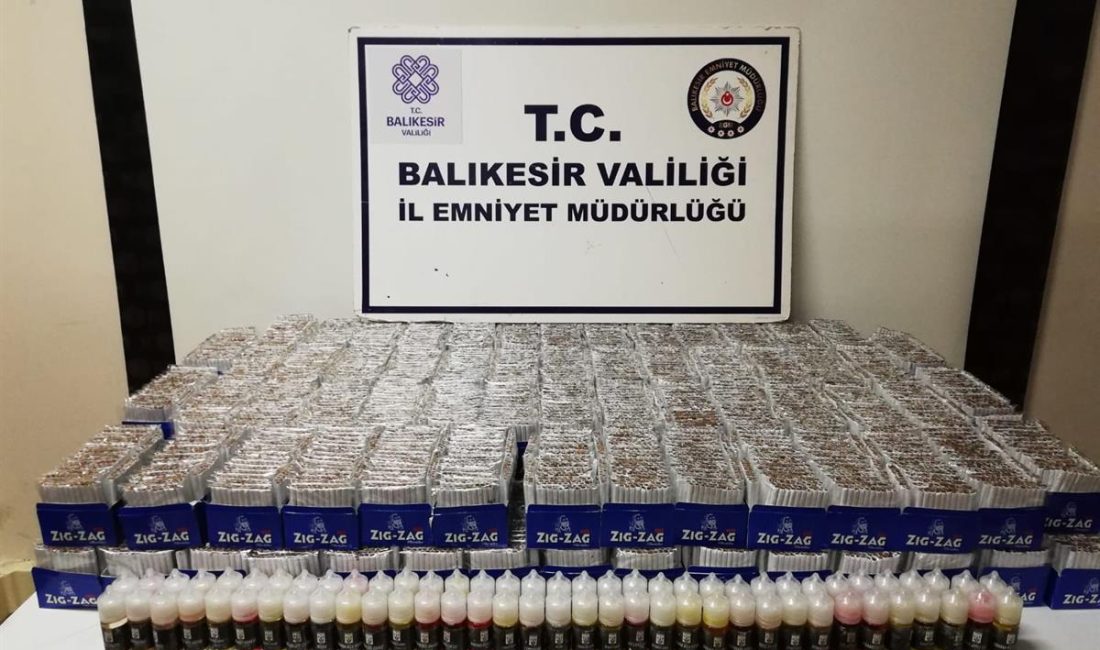 Balıkesir’in Edremit ilçesinde gerçekleştirilen iki ayrı operasyonda çok sayıda kaçak