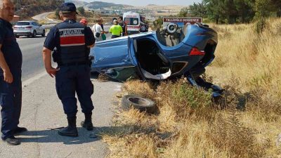 Balıkesir-Susurluk karayolunda meydana gelen tek taraflı trafik kazasında direksiyon hakimiyetini