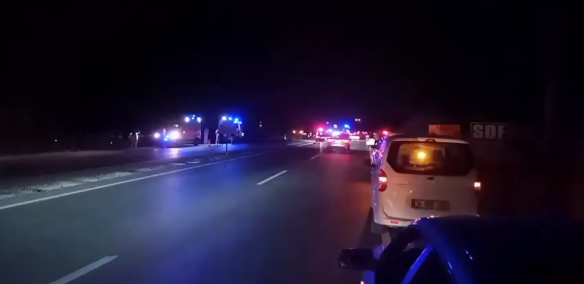 Balıkesir’in Bandırma ilçesi, Erdek karayolu üzerindeki Mamun mevkiinde meydana gelen