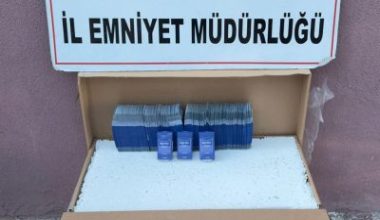Balıkesir’in Bigadiç ilçesinde düzenlenen operasyonda 25 bin bandrolsüz dolu makaron