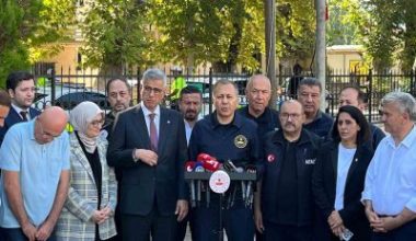 Sındırgı’da açıklama yapan Sağlık Bakanı Kemal Memişoğlu, hastanede tedavisi yapılan