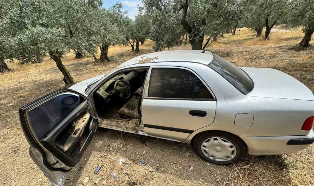 Balıkesir’de çalınan otomobil zeytin tarlasında bulundu Balıkesir’in Erdek ilçesinde çalınan 16 RE 315 plakalı otomobil, Bursa’nın