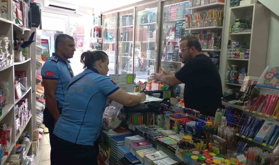 Balıkesir’de zabıta ekipleri, 2025-2026 eğitim öğretim yılı öncesi il genelindeki