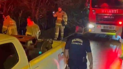 Balıkesir’in Erdek ilçesine bağlı Kapıdağ Yarımadası’nda ağaçlık alanda sigara izmaritinden