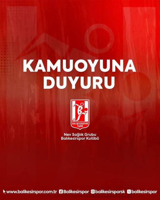 Balıkesirspor’da olağanüstü genel kurul tarihi belli oldu.   Balıkesirspor’un sosyal