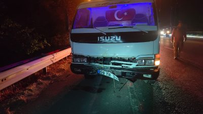 Balıkesir-Bursa kara yolu Bursa istikameti Susurluk Şeker Fabrikası mevkisinde meydana