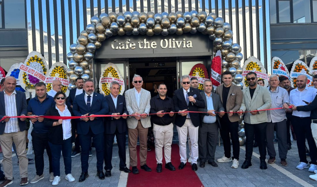 Balıkesir’in Bandırma ilçesi Yeni Mahalle’de Cafe The Olivia’nın açılışı bugün