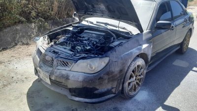 Balıkesir’in Gönen ilçesi Bandırma yolu Misakça Mevkii’nde meydana gelen araç