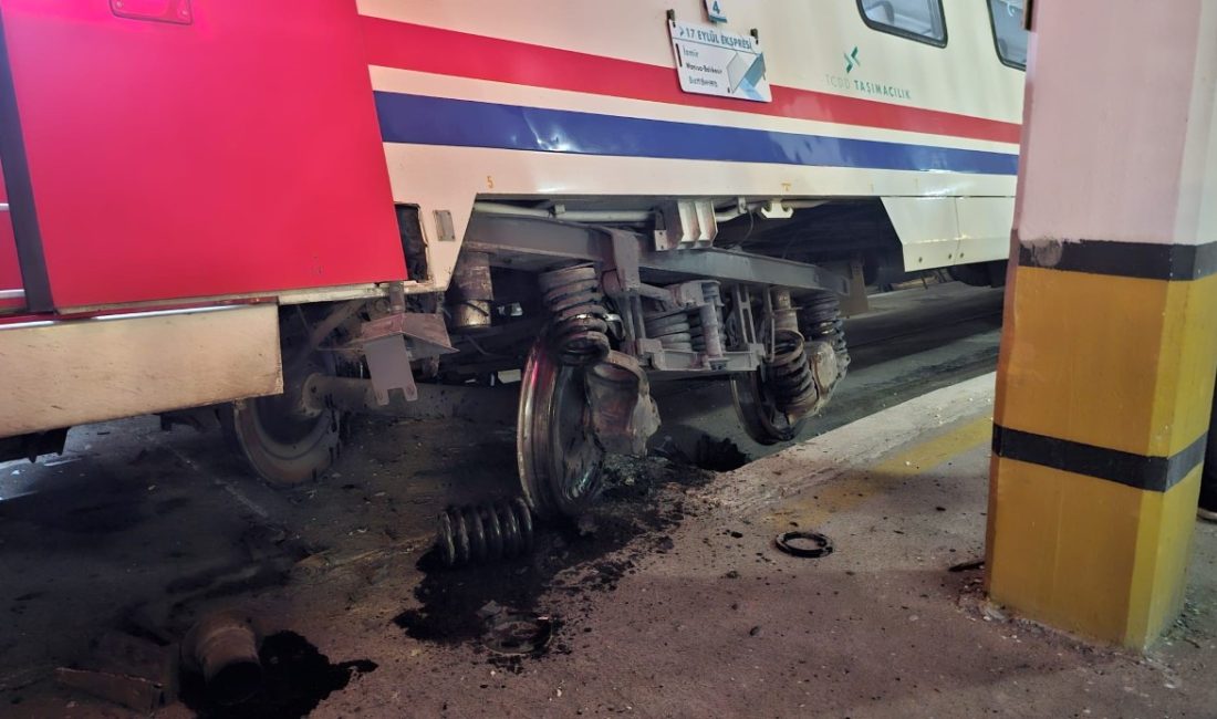 Balıkesir’in Bandırma ilçesinde yolcu treninin karıştığı kazada şans eseri yaralanan