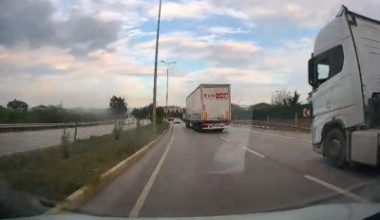 Balıkesir’in Bandırma ilçesi Gönen yolunda, EVO Log firmasına ait 34