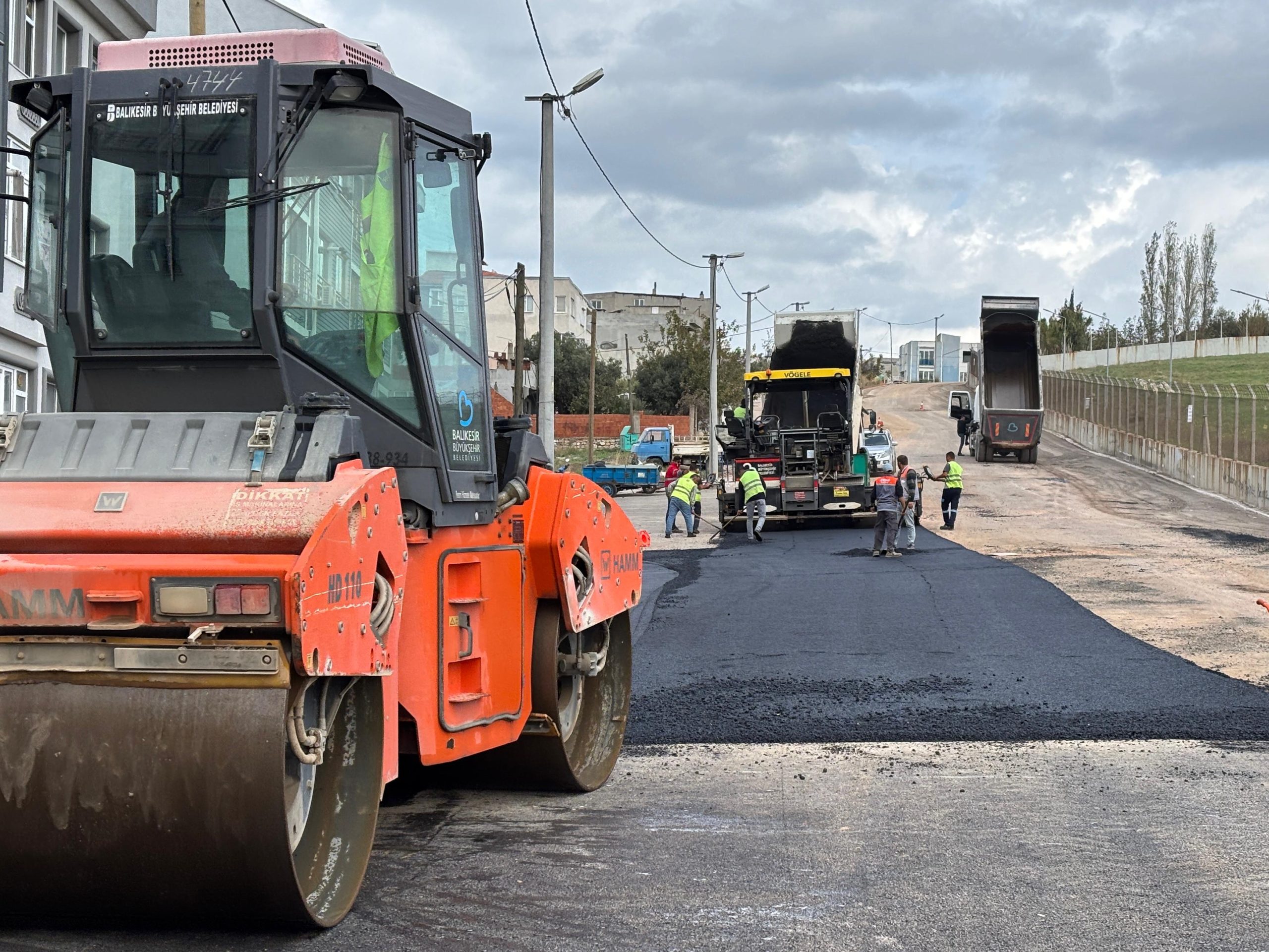 Balıkesir Büyükşehir Belediyesi, Bandırma’da yıllardır atıl durumda olan Şlam Yolu’nu