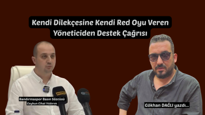 Bugünlerde Bandırmaspor’un basın toplantılarında ilk sözü alan kişi: Ceyhun Cihat